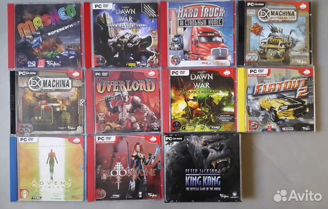 Лицензионные игровые диски для пк
