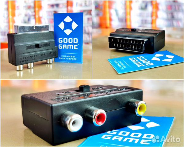Денди Sega PlayStation Xbox Переходник Scart на AV