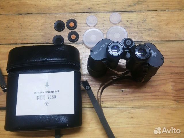 Бинокль бпц 20Х60, tento, СССР, клипсы ремешка