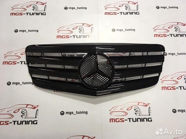 Решетка Mercedes E-class w211 06-09 Black