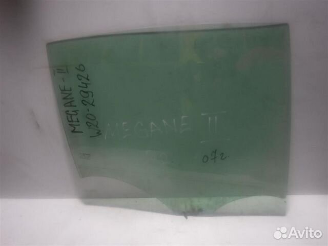 Стекло двери задней правой Renault Megane II 2002
