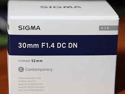 Объектив для Fujifilm Sigma 30mm F1.4 DC DN for X