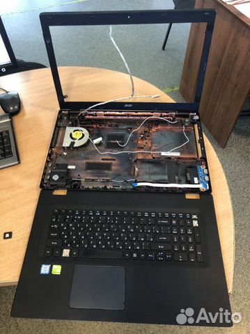 Ноутбук Acer 17 TM P278-MG-596A разбор на запчасти