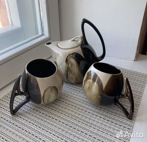 Сервиз чайный керамика ручная роспись