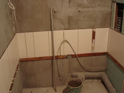 Укладка плитки + ремонт ванной под ключ Плиточник