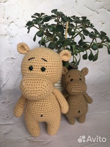 Игрушка Бегемотик Мотя