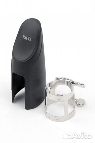 Лигатура и колпачок для саксофона альт Rico RAS1N