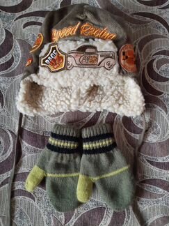 Шапка с рукавичками