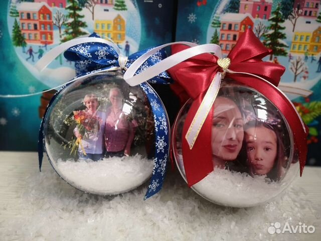 Новогодний шар с фото