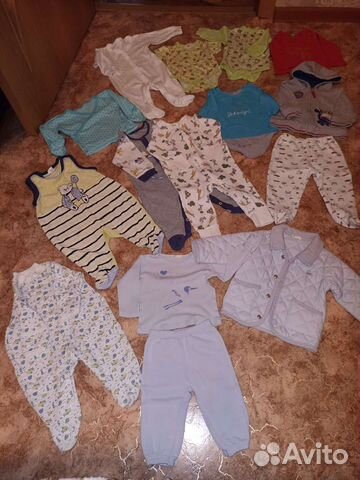 Вещи пакетом на мальчика 62 68