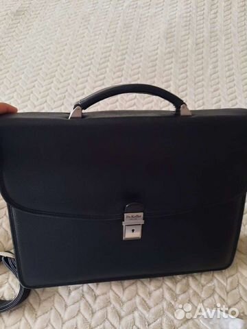 Мужской кожаный портфель бу