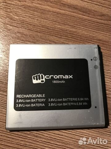 Аккумулятор Micromax Q-415