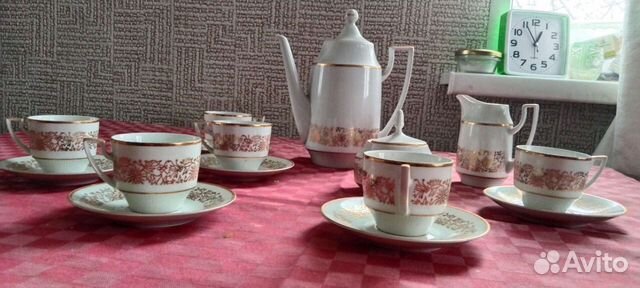 Кофейный сервиз. Чехославакия. 1980 год