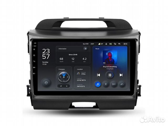 Магнитола Teyes X1 Kia Sportage 3