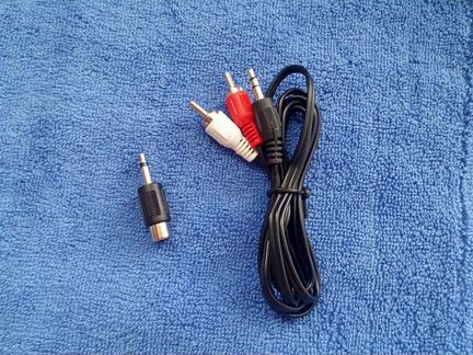 Переходник mini-jack (3,5 мм) rca (тюльпан)