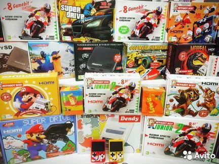 Игровые приставки Sega / Dendy / Hamy + 100000 игр
