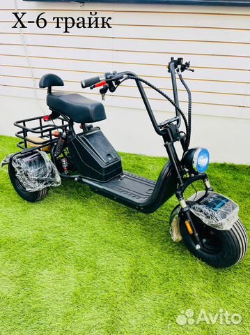 Электроскутер CityCoCo trike GT X6 Pro 2023 года