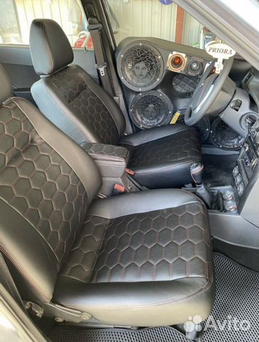 Обивка сидений на приору экокожа