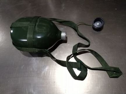 Фляга армейская алюминиевая