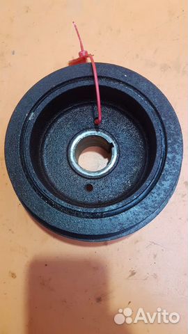 Шкив коленвала на Toyota Land Cruiser 100 2uzfe