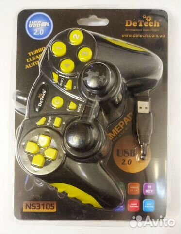Джойстик для пк DeTech NS 3105