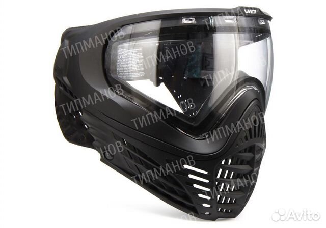 Пейнтбольная маска Virtue VIO черная термальная