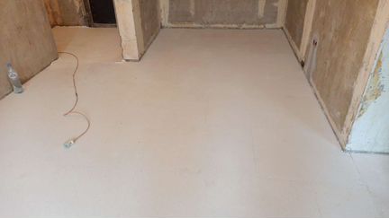 Сухая стяжка пола.Укладка напольного покрытия