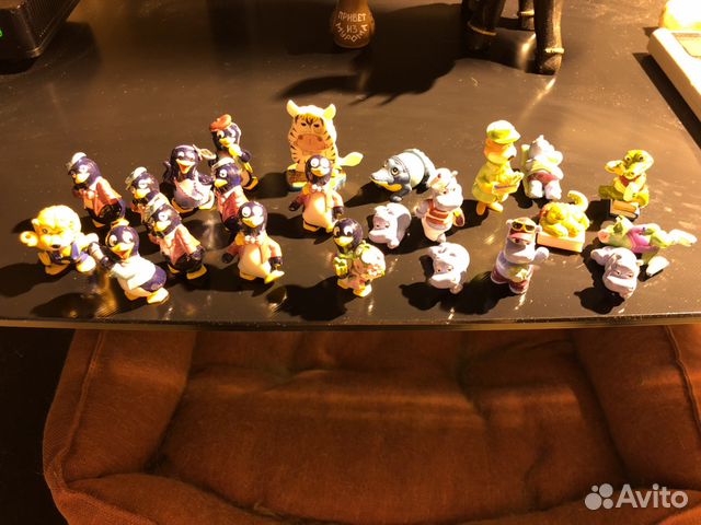 Киндеры 90-х. Крокодильчик, пингвины, бегемоты