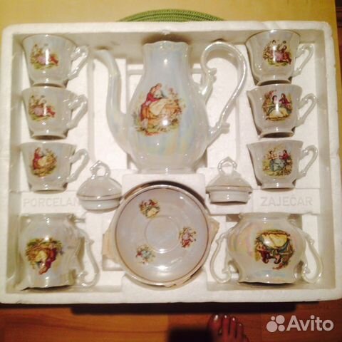 Сервиз кофейный Пастушка на 6 персон