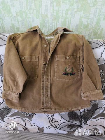 Вельветовая рубашка для мальчика