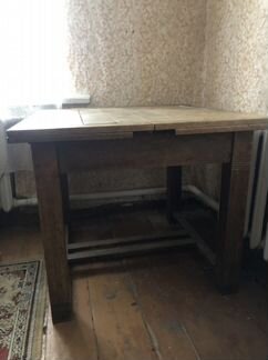 Стол дубовый старинный раздвижной