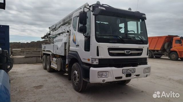 Автобетононасос daewoo novus