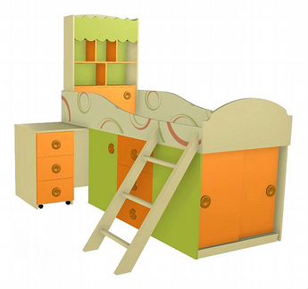 Кровать-чердак Фруттис