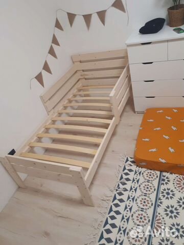 Кровать с бортиками деревня новая любые размеры