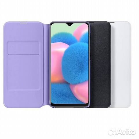 Оригинальный чехол на Samsung Galaxy A30s Белый