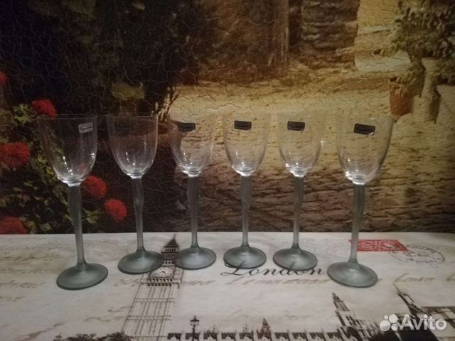 Бокалы и рюмки Crystalex Bohemia. Чехия. Новые