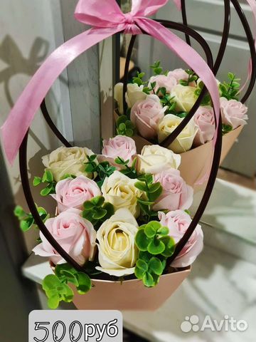 Букет мыльных роз