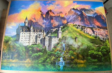 Большая картина из пазл 