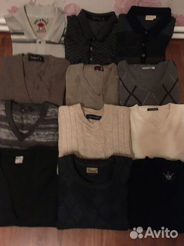 Джемпера,футболка с длин.рукавом муж. 50 -56 р