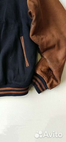 Varsity jacket vintage wool/leather USA