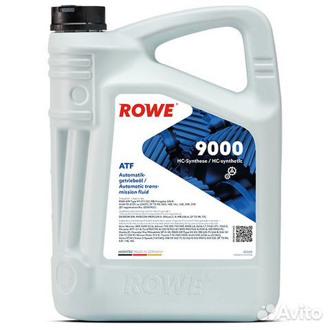 Трансмиссионное масло rowe Hightec ATF 9000, 6,5л