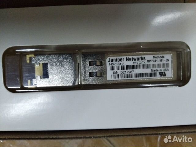 Модуль SFP Juniper SFP-1GE-FE-E-T. Новый