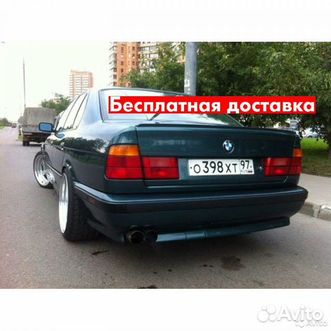 Лип спойлер BMW E34