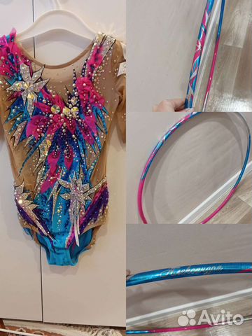 Обмотка обруча для художественной гимнастики