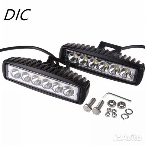 Дневные ходовые огни (точечный свет) 12-24V