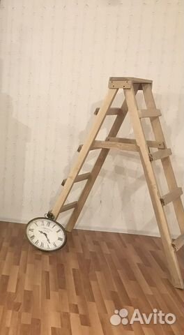 Стремянка деревянная