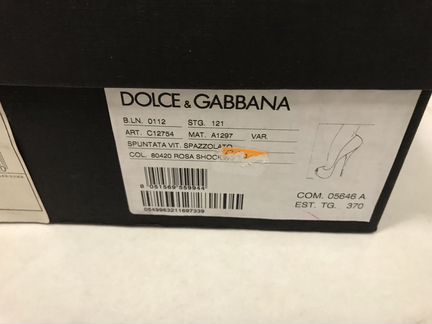 Туфли Дольче&Габана