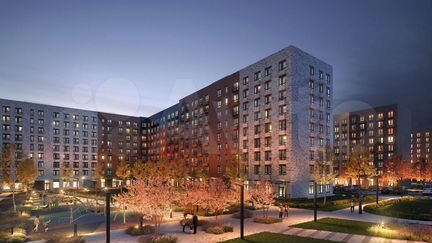 2-к квартира, 51.6 м², 6/9 эт.