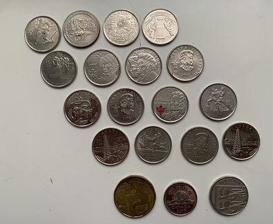 Юбилейные монеты Канады