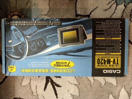 Автомобильный цветной телевизор Casio TV-M420